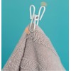 2 Inch Chip Clips White,Steel Clothes Pins Utility PVC-Coated Steel