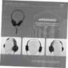IWOWHERO 1pc Portable Noise Reduction Headset Comfortable Over Ear Headphones