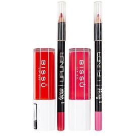 Kit Viral Labios, Lip Oil Bissu y Delineador Ivy Cosmetics (Chabacano y Fruta de la pasion)