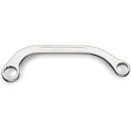 Beta 83 Series Obstruction Wrench, 12-Point, Double End, Half Moon-Shaped Box End, Metric 10mm x 12mm