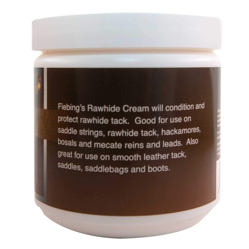 Fiebing's Rawhide Cream (14 Oz) - Horse Tack Leather Cleaner