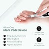 PediLux Pro Professional Manicure Pedicure Kit, Cordless Electric Nail File