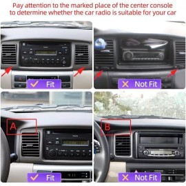 Fortdows Apple Carplay Android 12 For Toyota Corolla 2003-2008 Car Stereo Radio GPS Navi