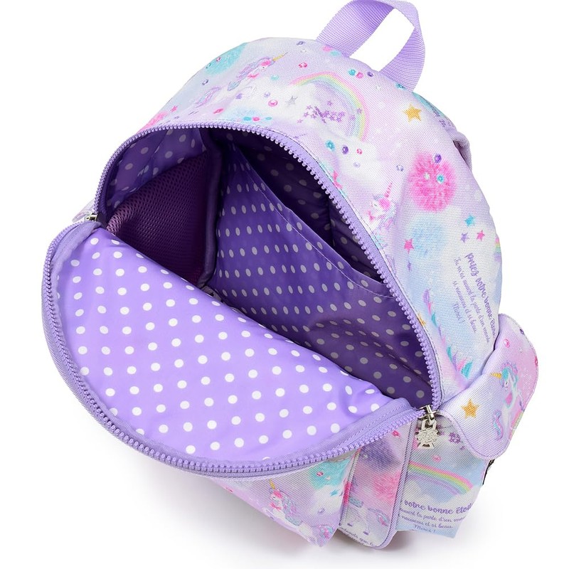 COLORFUL CANDY STYLE 通園リュック 撥水・軽量タイプ リフレクター付き ユニコーンファンタジー はっ水 軽量 汚れにくい