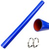 2.5" ID x 3 ft Silicone Radiator Coolant Hose, Blue