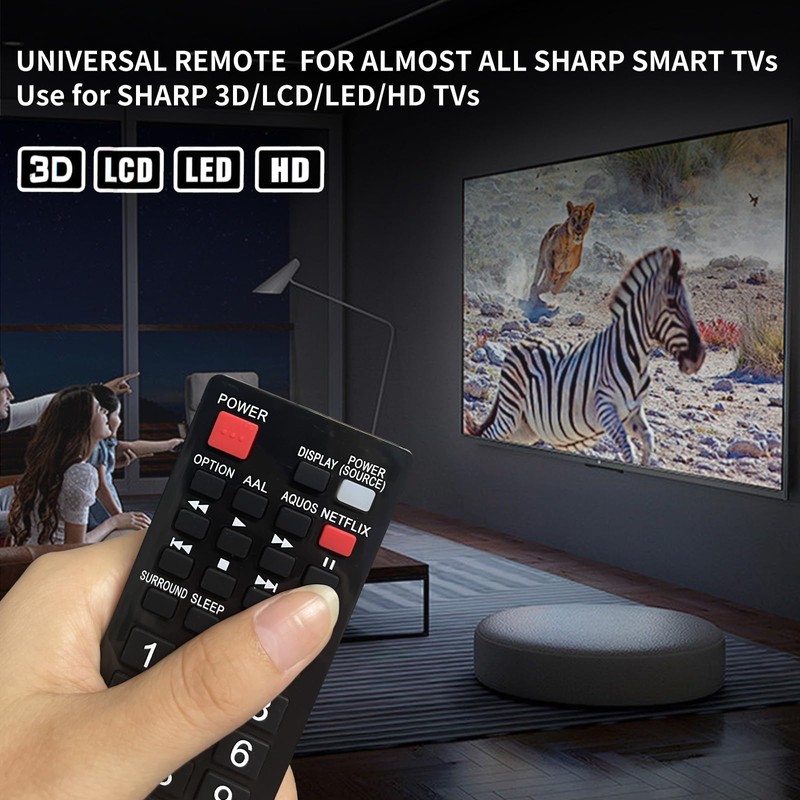 RIVIERA Replacement Universal Remote Control Use for Almost All Sharp