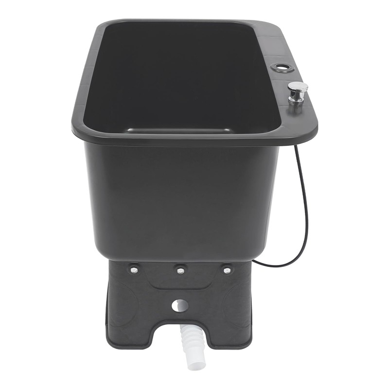 Freestanding Floor Commercial Mop Sink with Retractable Drainage Hose,One-touch Drain