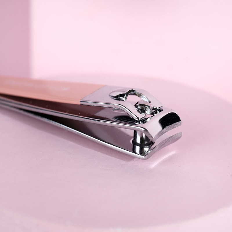 Brushworks Toe & Nail Clipper Set, Pink, 2 Count
