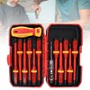 Professional Insulated Screwdriver Set, Complete Tool Kit with Interchangeable Handles,