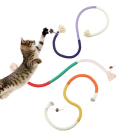 Cat Toy, Chewing Toy, Toothpaste, Bruxing Stick, Natural Safe, Chewing Stick, Cleaning Teeth, Tartar, Plaque, Harmless, Relieves Lack of Exercise, Obesity, Stress Relief, 23.6 inches (60 cm), 3 Colors