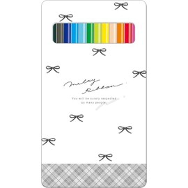 Coolia 02123 Colored Pencils, 12 Colors, Melty Ribbon