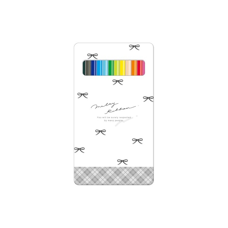 Coolia 02123 Colored Pencils, 12 Colors, Melty Ribbon
