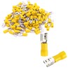 Baomain 1/4" Female Quick Disconnect Spade Terminals,Insulated Crimp Connectors 12-10