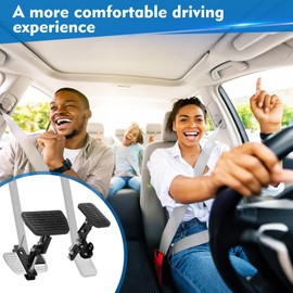 Topfurn Pedal Extenders for Short Drivers - Universal Fit Brake & Accelerator Extensions with Anti-Slip Design, Durable Metal Construction & Easy Installation (200+ Vehicles)