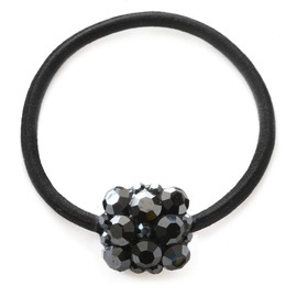 JewelVOX Hair Accessories, Stone, Square, Hair Elastic, crystal