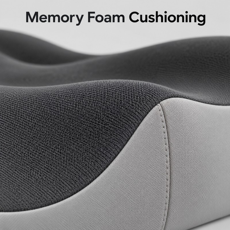 Ergonomic Seat Cushion for Office Chairs and Driving – Comfortable