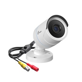 Loocam 1080p Security Camera 4-in-1 CCTV Bullet Wired CCTV Cameras, AHD/TVI/CVI/CVBS, IP66 Weatherproof for Indoor/Outdoor Use Analog Home Surveillance Video DVR System, 80ft Clear IR Night Vision