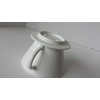 Kalibrera - flat-bottom ceramic pour-over coffee dripper.