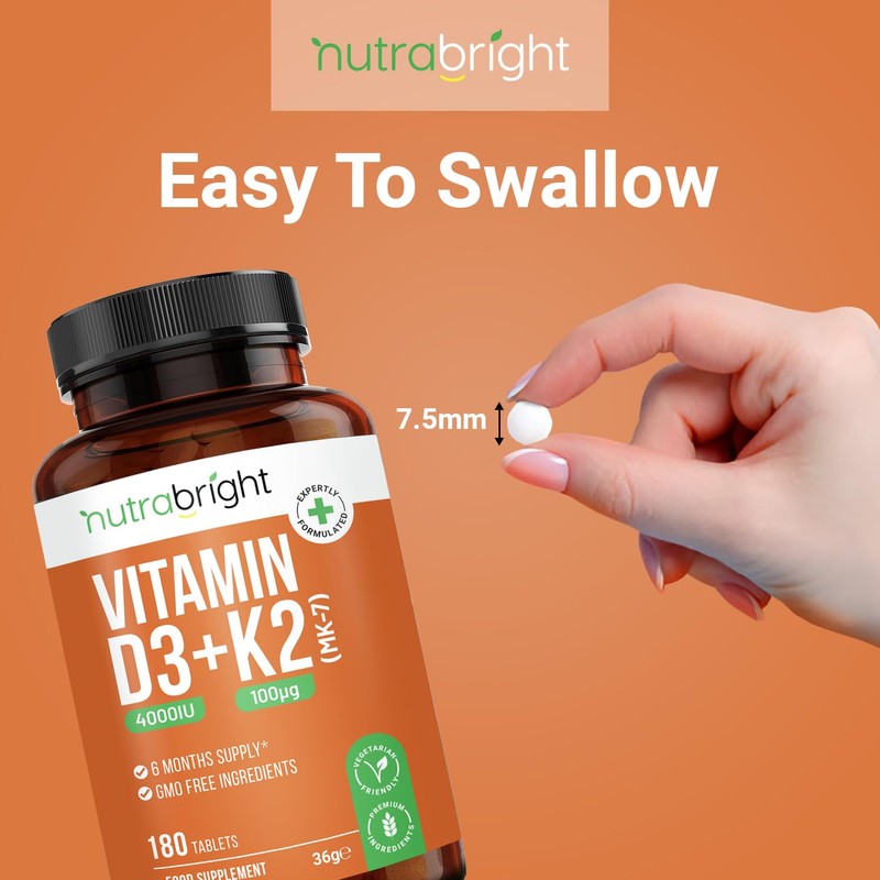 Vitamin D3 4000IU + Vitamin K2 MK-7 100µg | Better