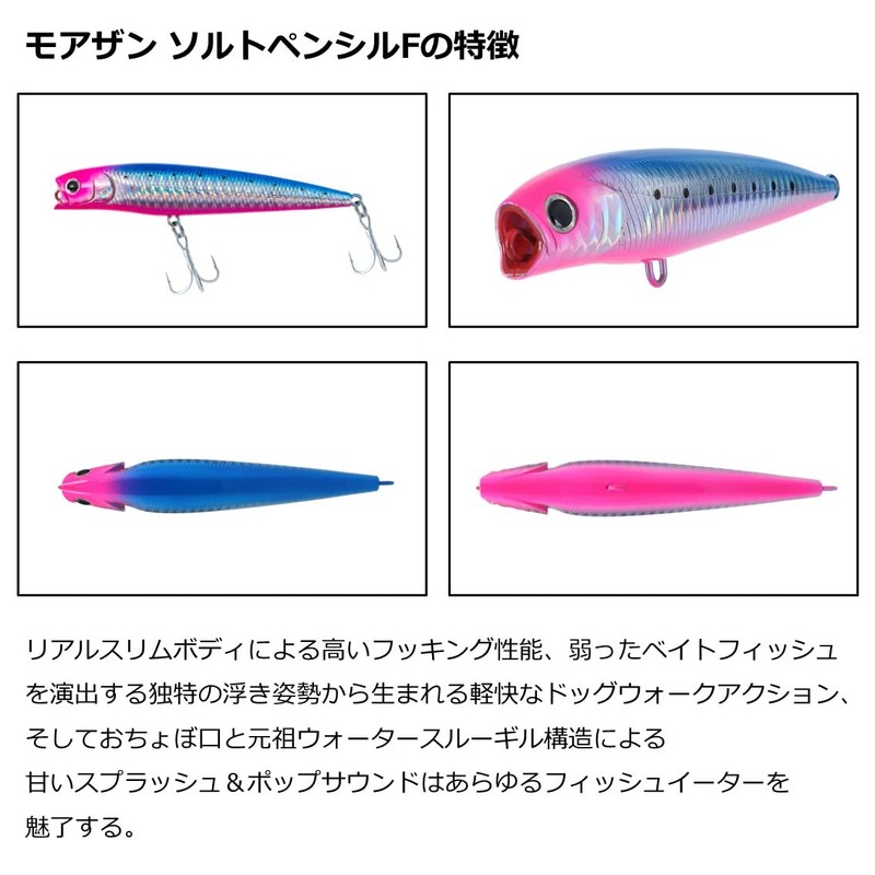 Daiwa 110F-HD Sea Bass Morethan Salt Pencil Lure, 3D Inakko