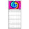 Family Planner 2026 - Energy Spirals with 5 Columns (Wall