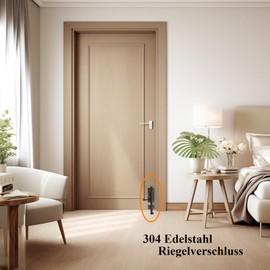 Sliding Bolt Gate Bolt Thickened Heavy Duty Door Bolt Lock 304 Stainless Steel Bolt Bolt Black Solid Gate Lock Door Latches with Screws and Dust Container