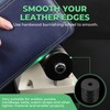 Flyrivergo Leather Burnishing Machine with 12pcs Sanding Sleeves Adjustable Speed