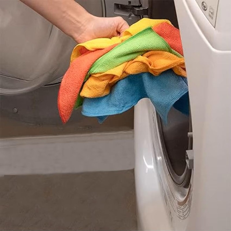 Microfibre Cleaning Cloths |12 Pack, Size: 32 x 32 cm,