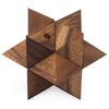 Shooting Star Puzzle: 3D Brain Teaser Wooden Puzzle for Adults