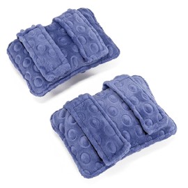 Paquete de 2 almohadas suaves para marcapasos de mastectomía para recuperación de marcapasos después de la cirugía, cáncer de mama, puerto de quimioterapia, protector de pecho, protector de correa de