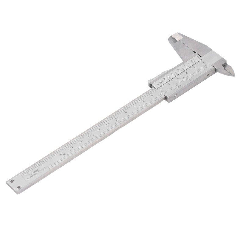 Vernier Caliper 0‑150mm 0‑6in Range 0.05mm 1/128in Resolution Stainless Steel
