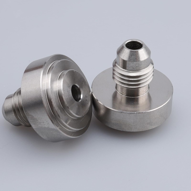 4AN Weld On Bung Stainless Steel Male Flare Weldable Fuel