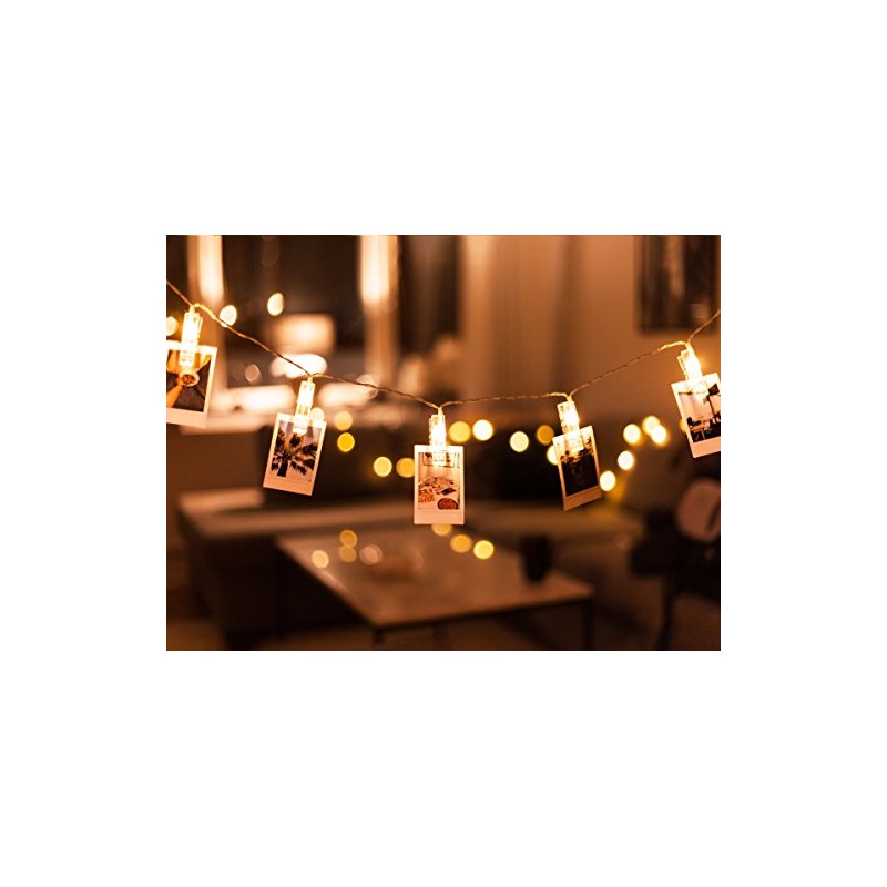 Charmed Battery Operated Fairy String Lights LED Photos Clips Lights