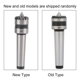 Tailstock Centre, 0.01 mm, Wood Turning Tool Wood Lathe Drive Centre for Wood and Metal Lathes (MT2)