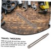 BIUDECO 3pcs Portable Titanium Alloy Tweezers Mini for Camping Supplies