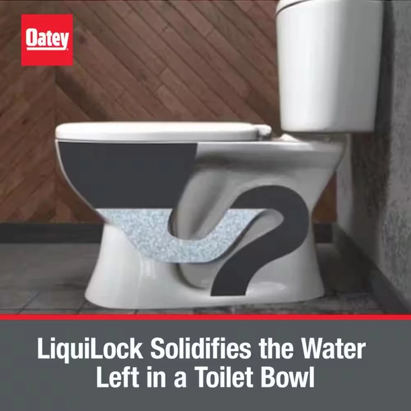 Oatey Liquilock 6 oz. Toilet Water Solidifier Gel (2-Pack)