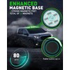 HLauto 406D Rooftop Emergency Strobe Lights Bar, 102 LED Green