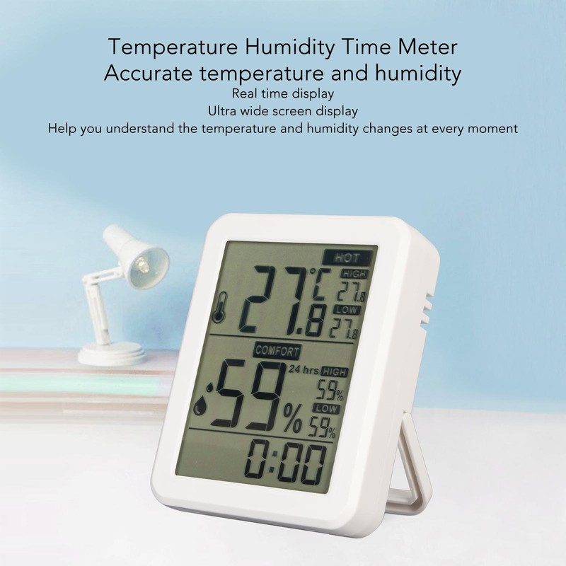 Temperature Humidity Meter Multifunctional High Accuracy Digital Indoor Hygrometer Thermometer