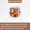ProPress Zero Lead Stop End Copper Cap 3/4" (10)