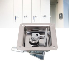 Cocoarm Hochleistungs -Edelstahl T -Griff Latch Anhänger Türgriff RV LKW Werkzeugkastenverriegelung mit Polierter Oberfläche für Lagereinheiten Campingfahrzeuge