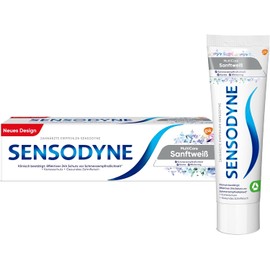 Sensodyne MultiCare Gentle White Toothpaste, 75 ml, Daily Toothpaste with Fluoride, for Pain-Sensitive Teeth