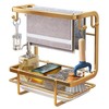 Sponge Holder Sink with Drip Tray and Hook, Multifunctional Sink