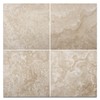 Durango Cream Travertine 18 X 18 Filled and Honed Tile