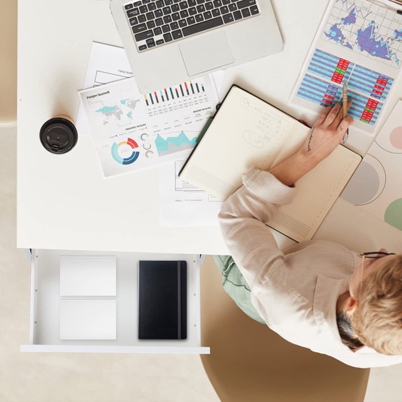 OSteed Under Desk Drawer 18", Pull-out Storage Organizer with Large