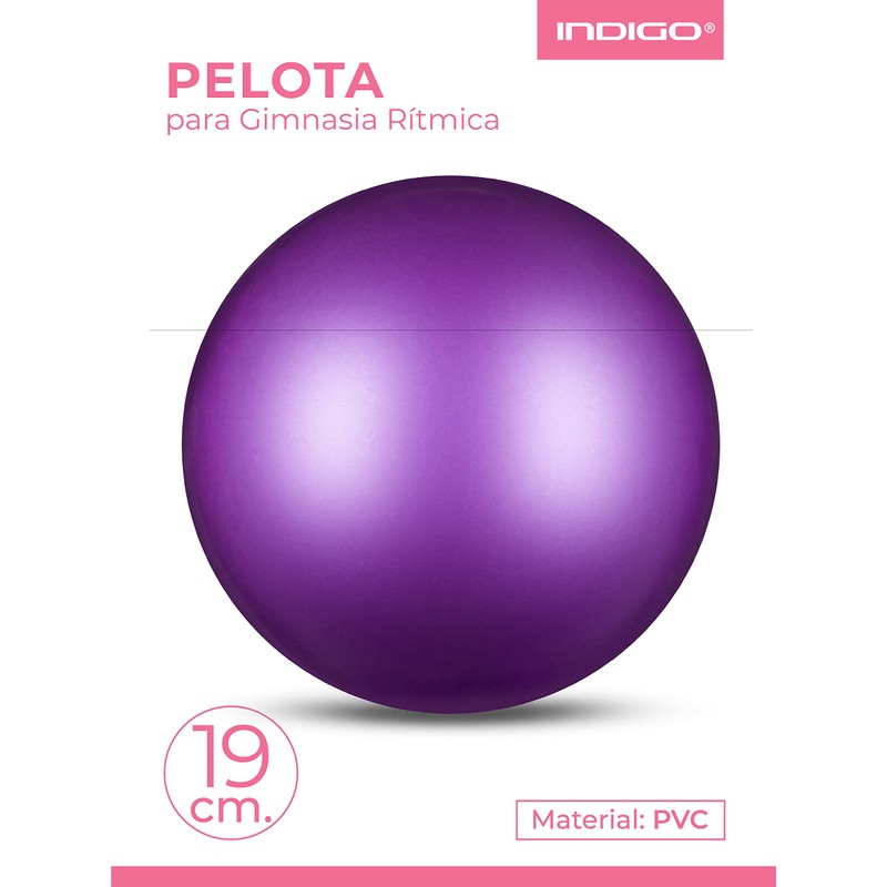DRUNA Rhythmic gymnastics ball PVC 400 g 19 cm Purple