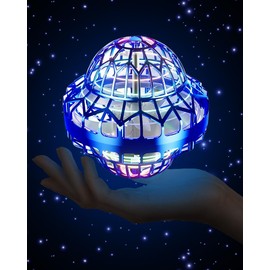 BELLALICHT Fliegender Ball, Flying Spinner, Magischer Spinner, Bumerang, 360° Drehbar, LED-Leuchten, Indoor und Outdoor Spielzeug für Kinder und Erwachsene