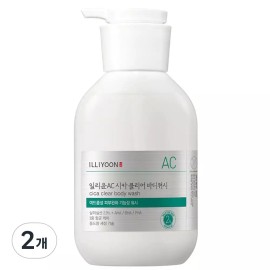 Elgyeom 일리윤 AC 시카 클리어 바디워시, 400ml, 2개 Elgyeol AC Cica Clear Body Wash, 400ml, 2pcs [Agreement to provide personal information to a third party - for delivery purposes only]