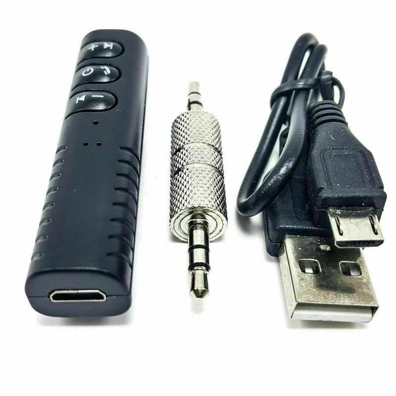 Unbranded Wireless Bluetooth Receiver 3.5mm AUX Audio Stereo Music Hands