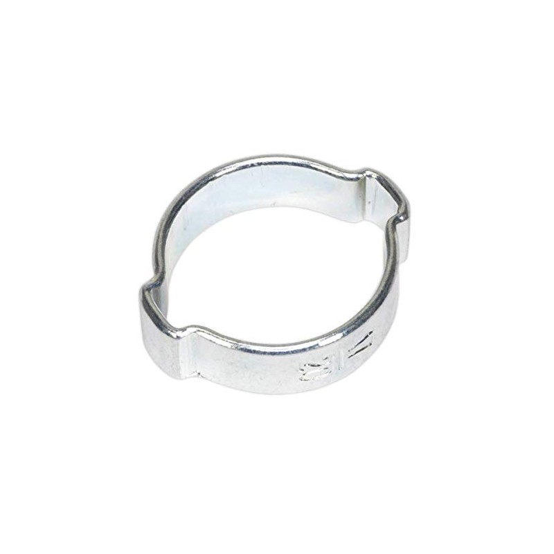 Sealey OCDE1720 O-Clip Double Ear Ø17-20mm Pack of 25, Silver