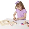 Melissa & Doug Friendship Wooden Stamps for Kids, Colouring Sets